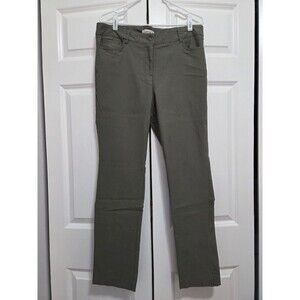 Nanette Lepore Women's Stretch Pants, Green Olive, Size 12